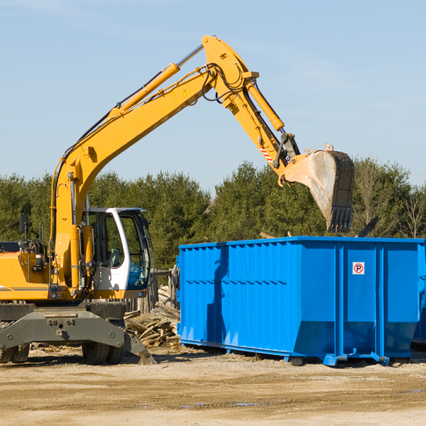 what size residential dumpster rentals are available in Unionville Pennsylvania